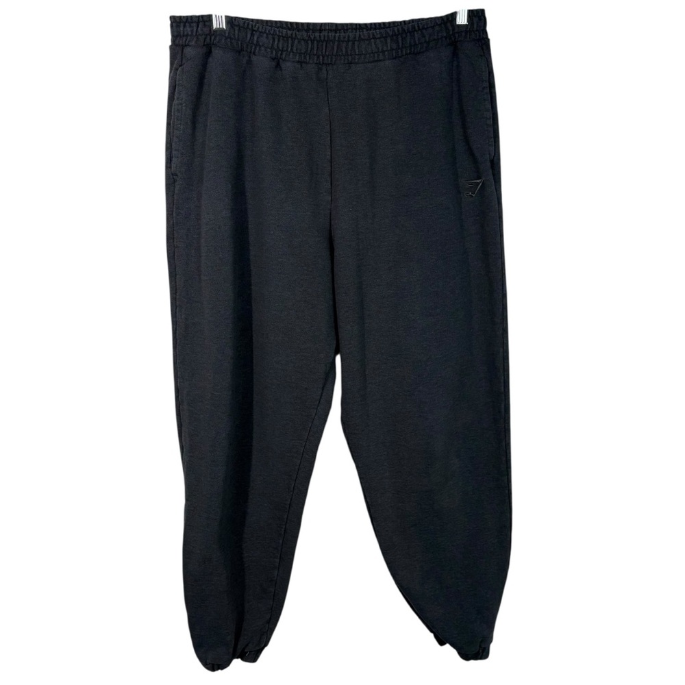 Gymshark Gray Fleece Lined Tapered Jogger Sweatpants XL Gym Running Athleisure